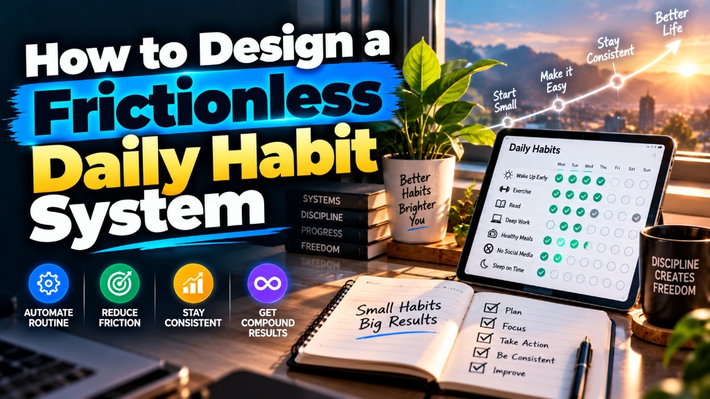How to Design a Frictionless Daily Habit System