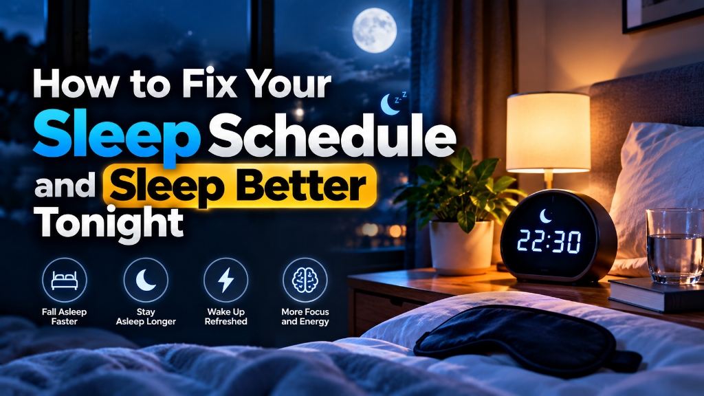 How to Fix Your Sleep Schedule and Sleep Better Tonight