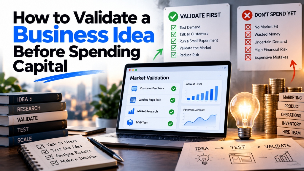 How to Validate a Business Idea Before Spending Capital