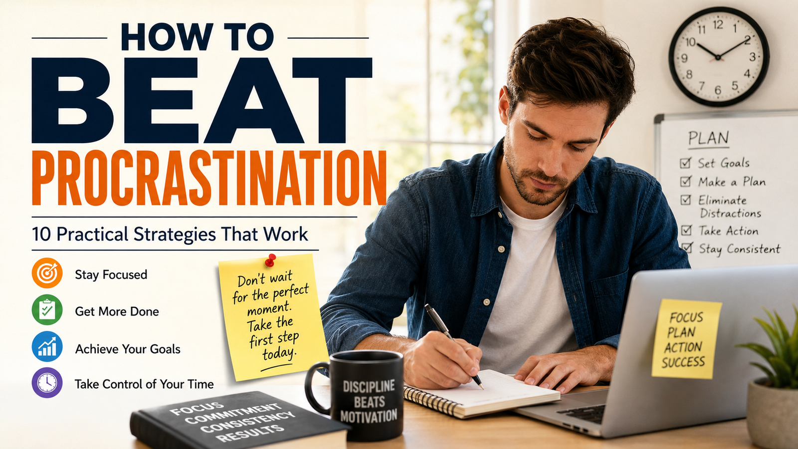 How to beat procrastination and improve productivity